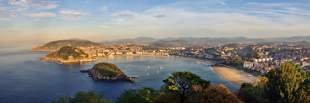 Bahía de La Concha, San Sebastián, meca gastronómica mundial