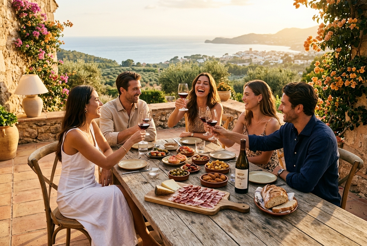 Encuentro sofisticado mediterráneo y el arte de vivir español