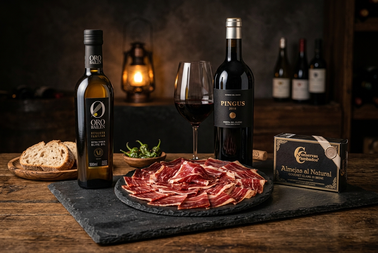 Conservas de marisco gourmet